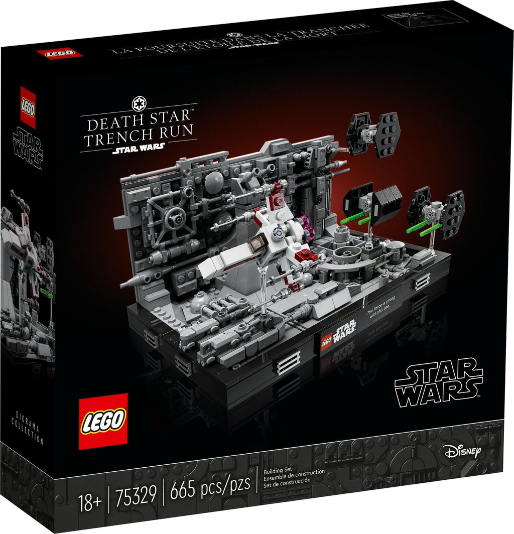 75329 Death Star Trench Run Diorama PRE-OWNED CERTIFIED product image 1, provided for visual reference and product detail