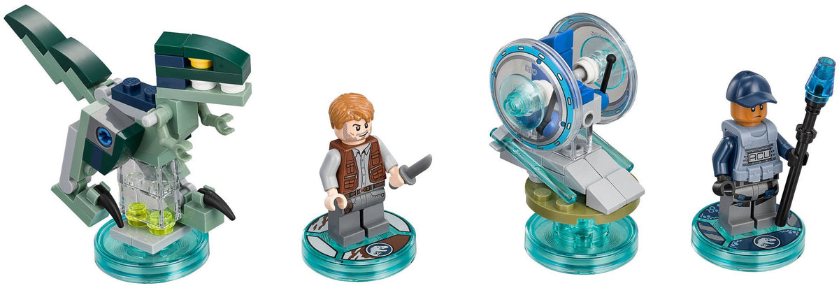 71205 Jurassic World Team Pack PRE-OWNED CERTIFIED product image 2, provided for visual reference and product detail review