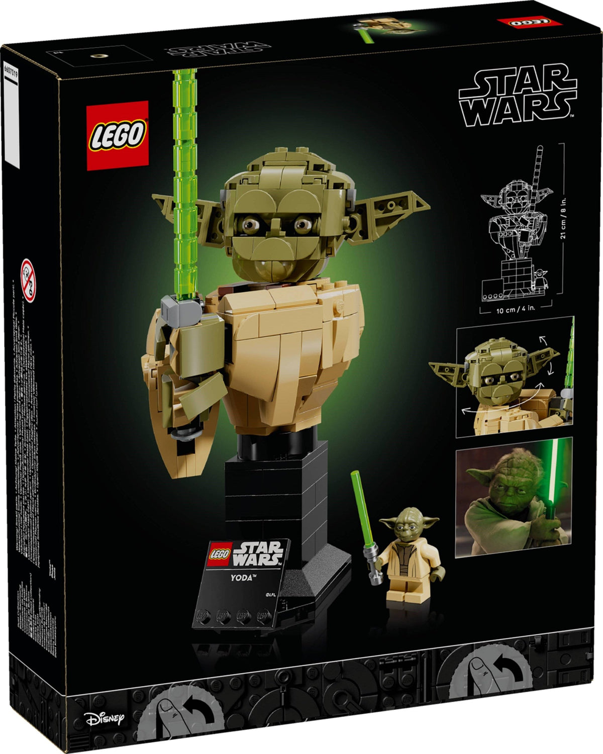 75438 Yoda™ Bust product image 2, provided for visual reference and product detail review