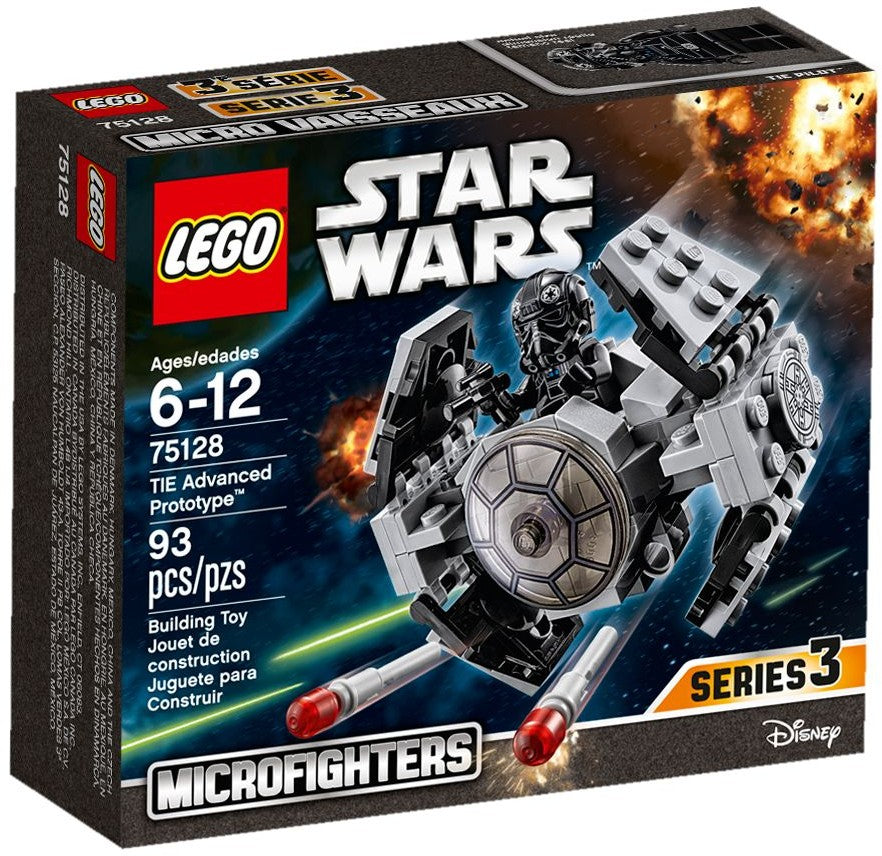 75128 TIE Advanced Prototype product image 1, provided for visual reference and product detail review