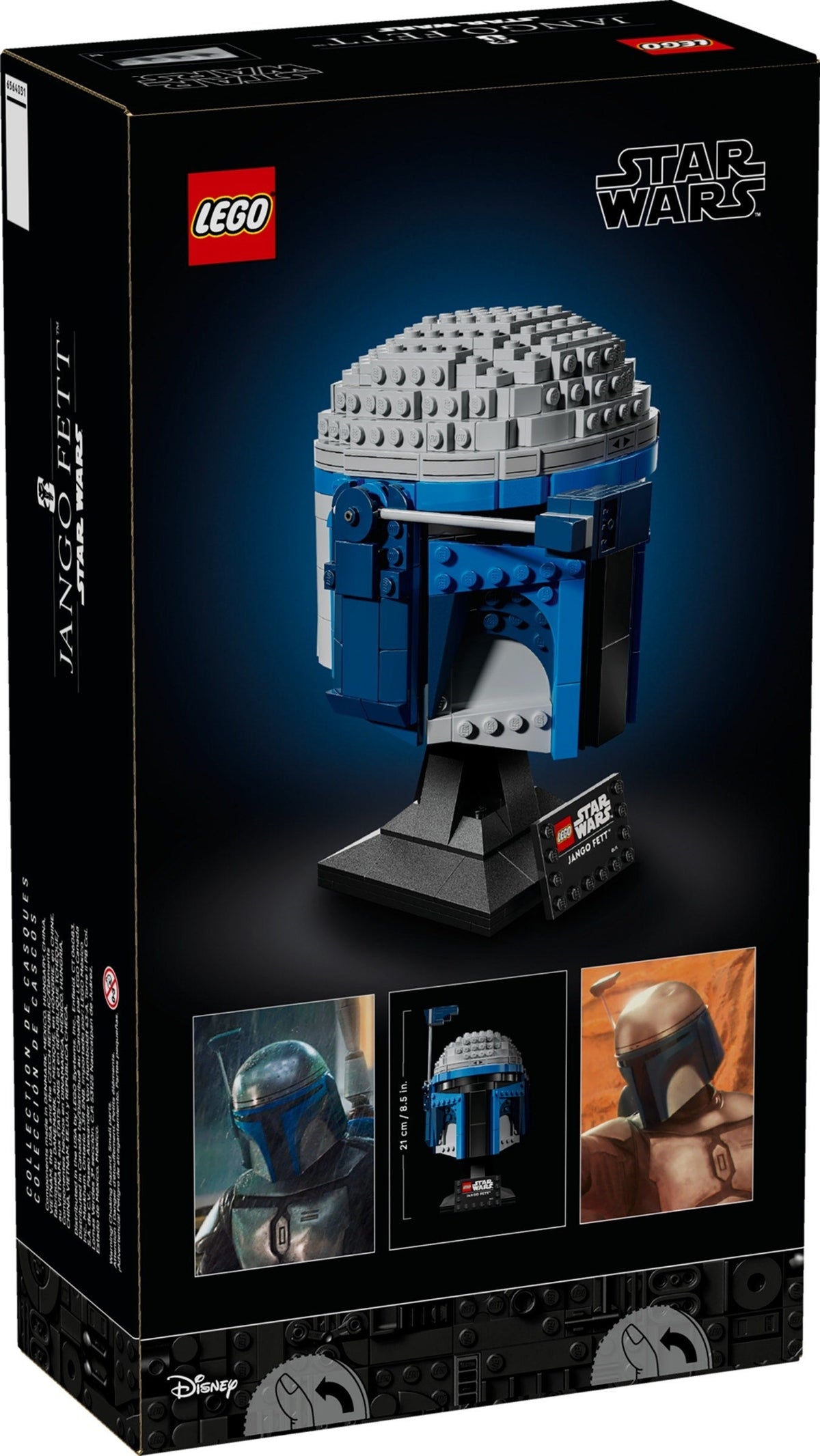 75408 Jango Fett Helmet product image 2, provided for visual reference and product detail review