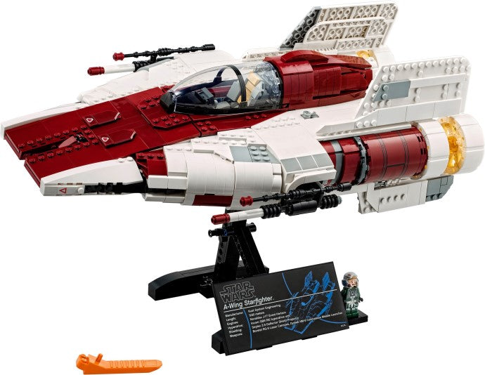 75275 A-wing Starfighter PRE-OWNED CERTIFIED product image 2, provided for visual reference and product detail review