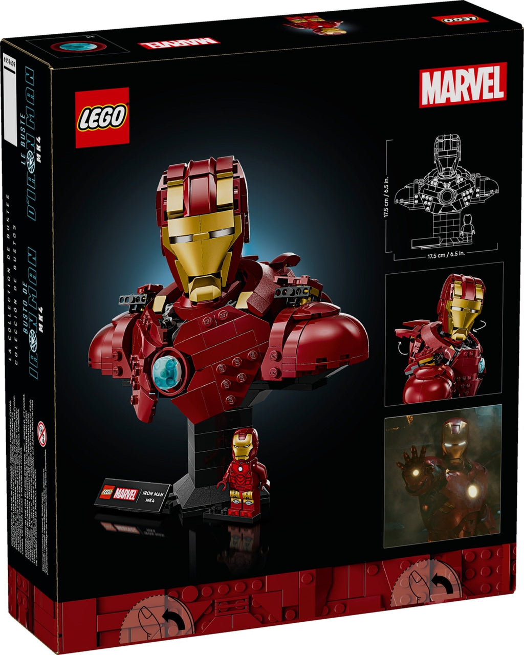 76327 Iron Man MK4 Bust product image 2, provided for visual reference and product detail review