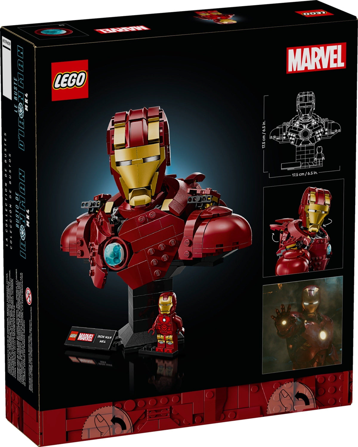 76327 Iron Man MK4 Bust product image 2, provided for visual reference and product detail review