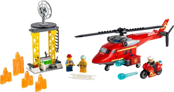 60281 LEGO Fire Rescue Helicopter product image 3, provided for visual reference and product detail review