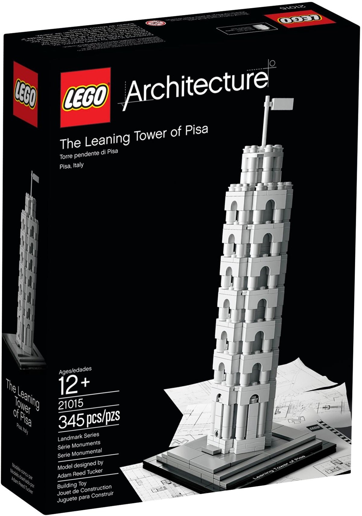 21015 The Leaning Tower of Pisa PRE-OWNED CERTIFIED product image 1, provided for visual reference and product detail review