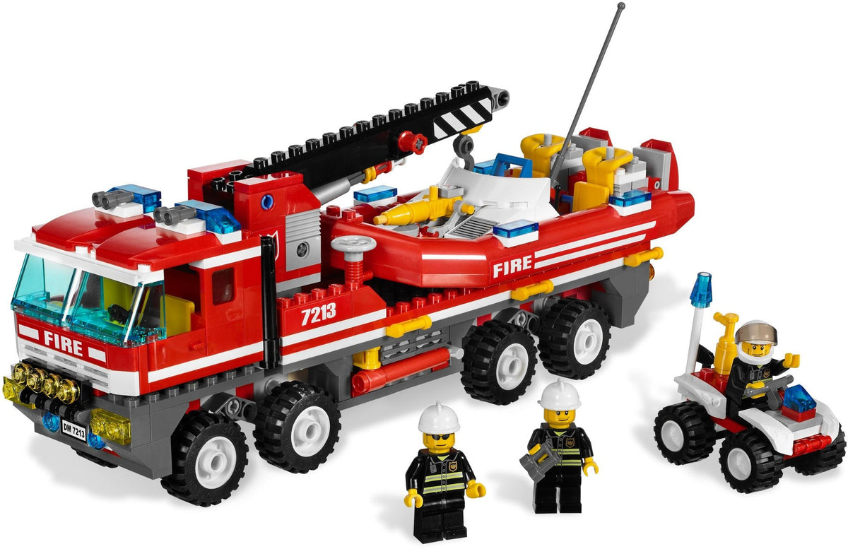 7213 Off-Road Fire Truck & Fireboat OPEN BOX NEW product image 2, provided for visual reference and product detail review