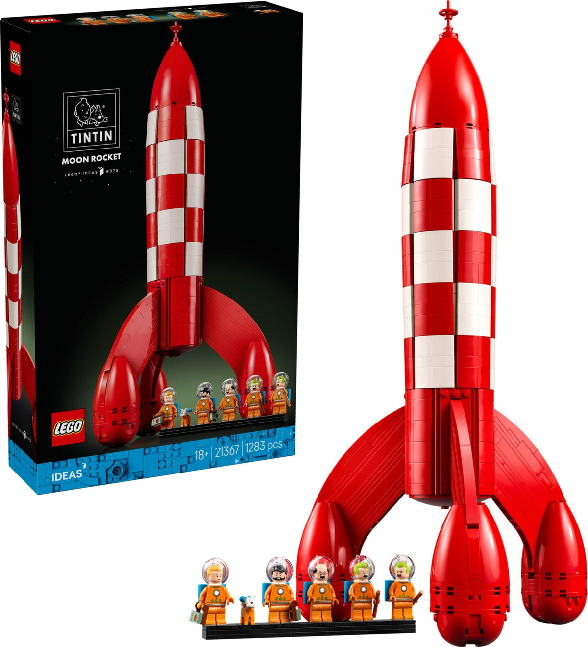 21367 Tintin® Moon Rocket product image 1, provided for visual reference and product detail review