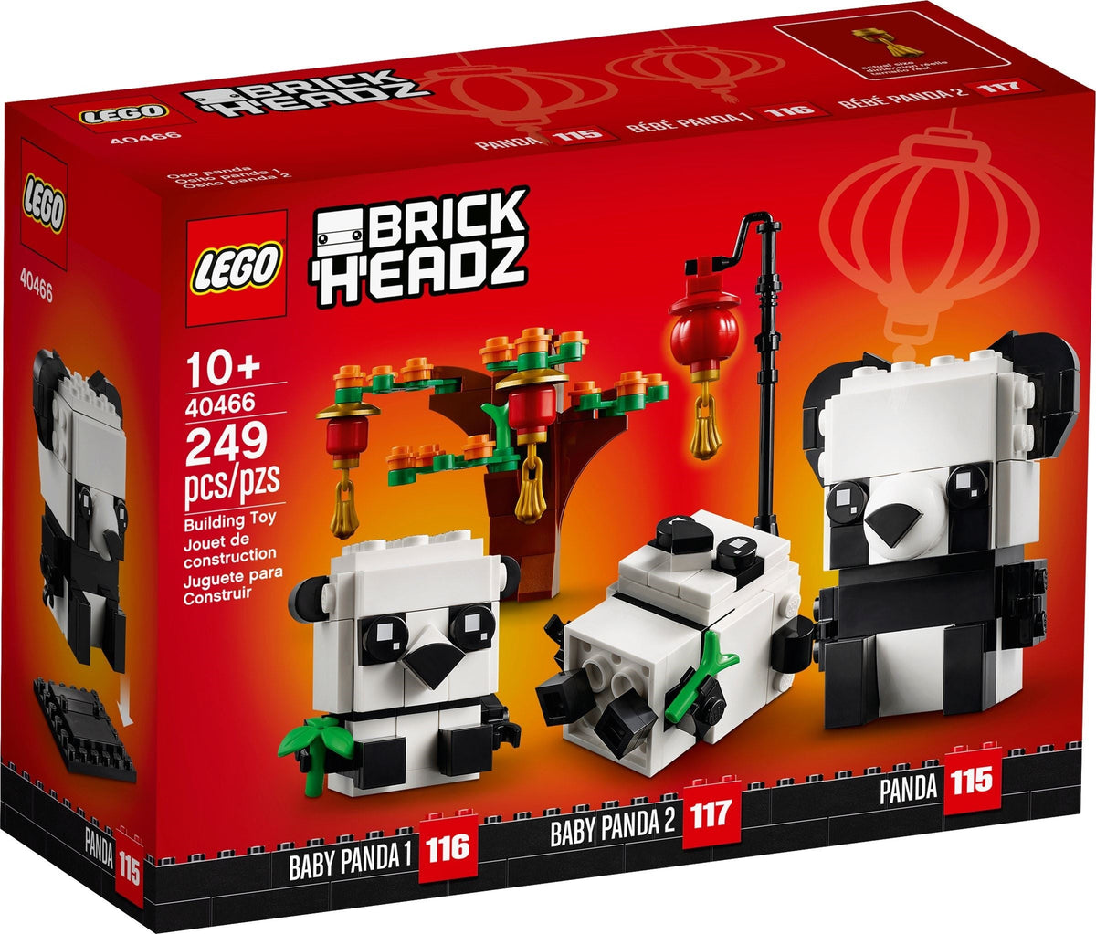 40466 Chinese New Year Pandas product image 1, provided for visual reference and product detail review