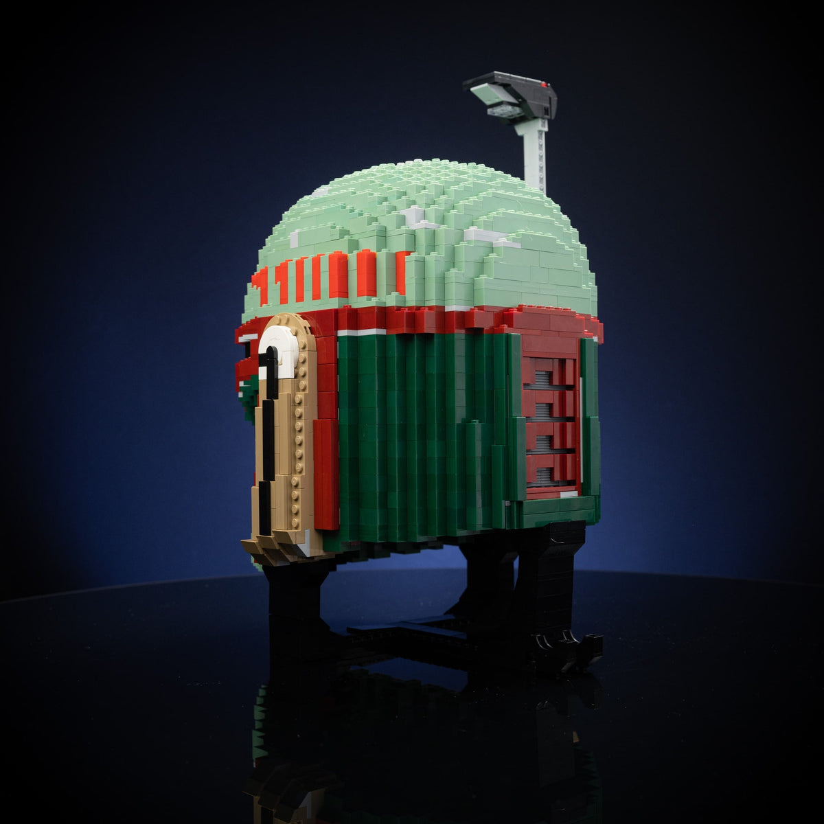 BBFETT Boba Life-Sized Replica Helmet product image 3, provided for visual reference and product detail review