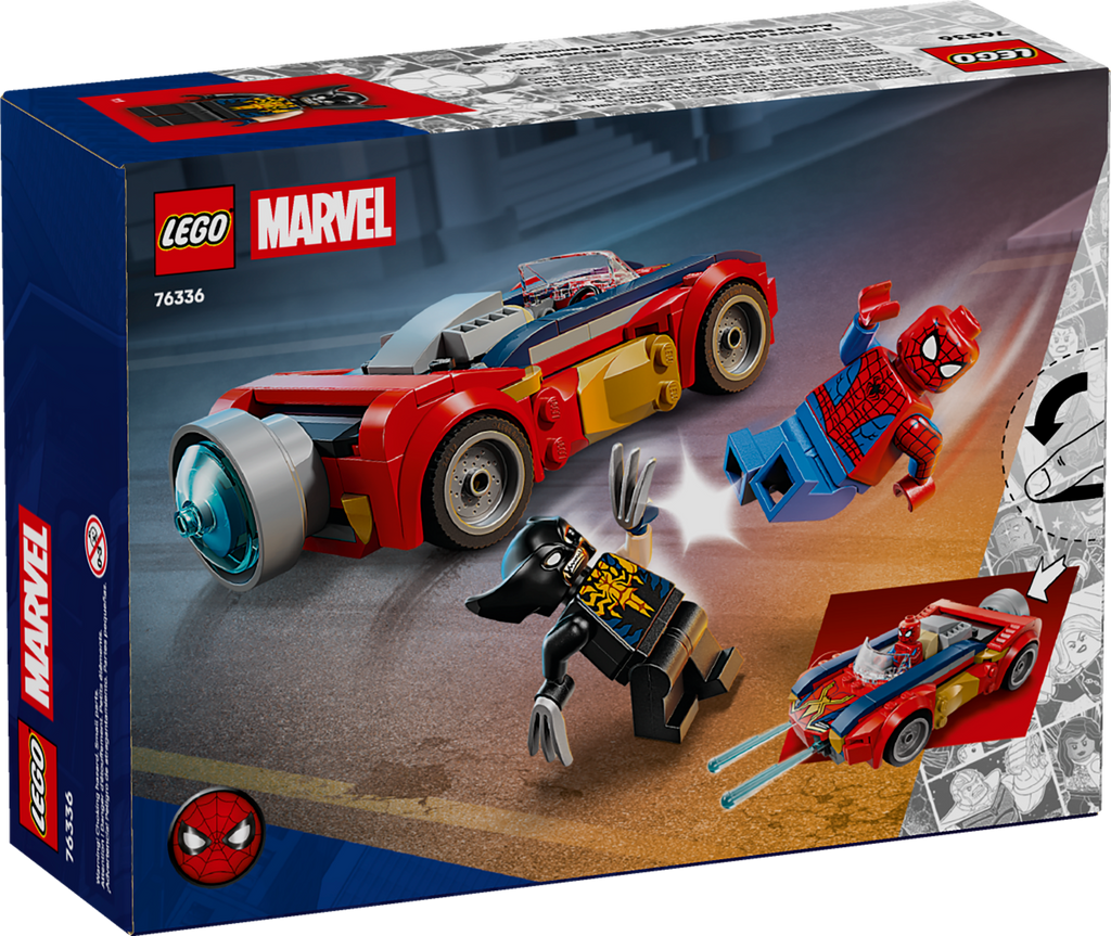 76336 Spider-Man Car vs. Venomized Wolverine product image 2, provided for visual reference and product detail review