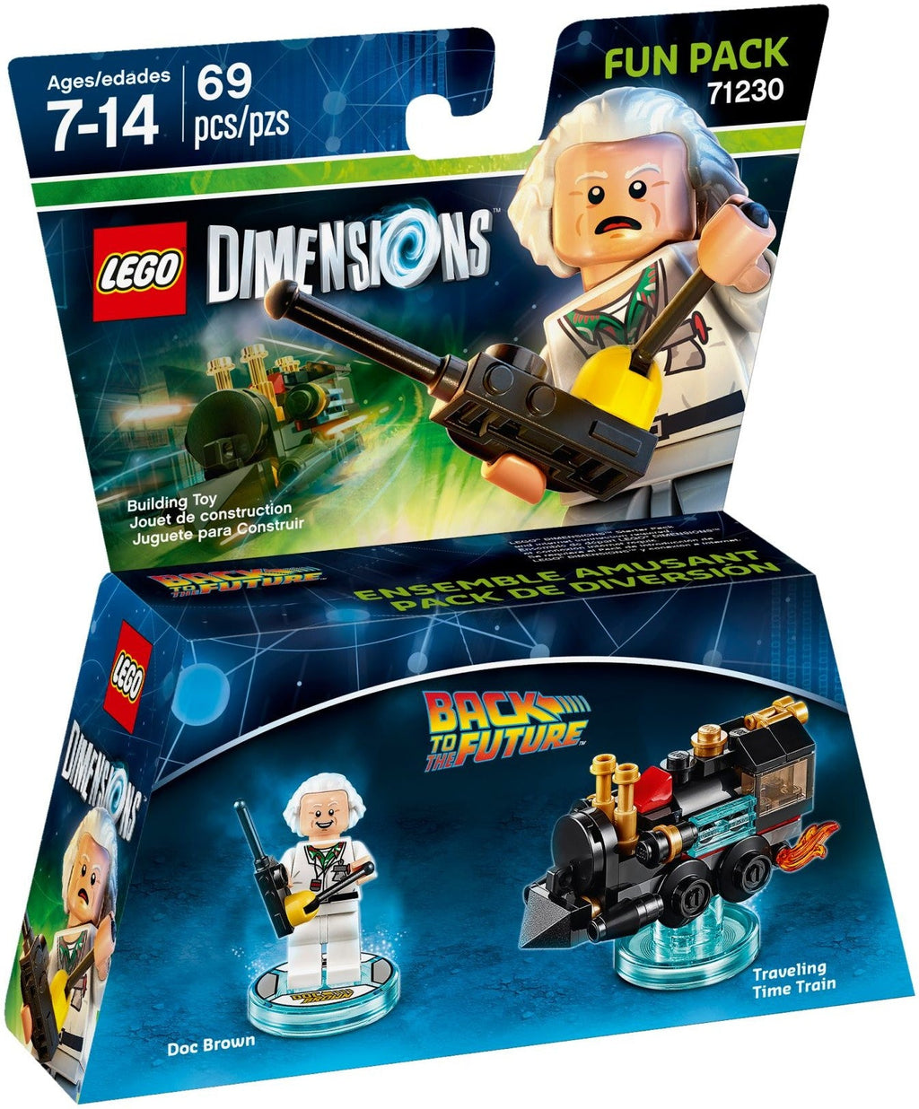 71230 Doc Brown Fun Pack PRE-OWNED CERTIFIED product image 1, provided for visual reference and product detail review