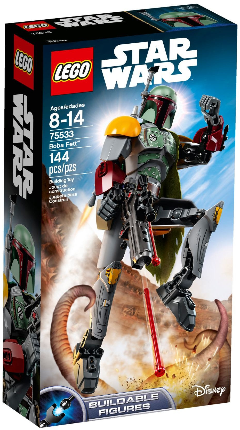 75533 Boba Fett PRE-OWNED CERTIFIED product image 1, provided for visual reference and product detail review