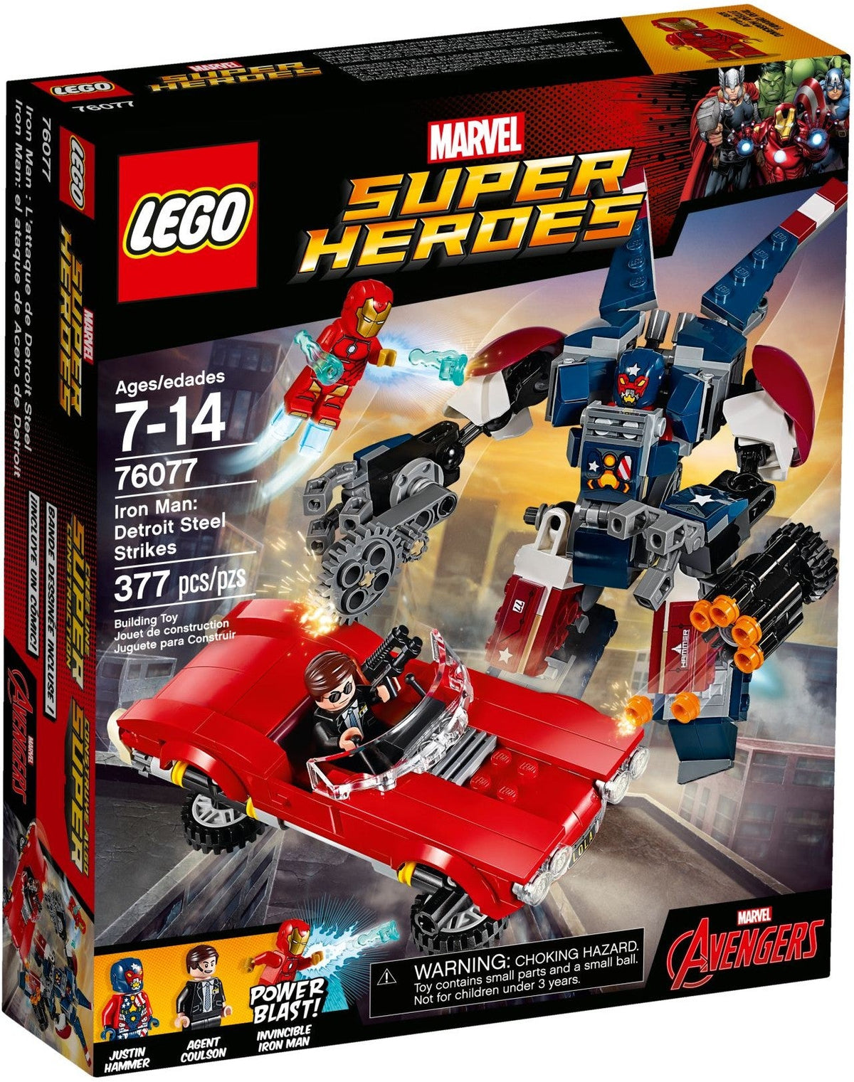 76077 Iron Man: Detroit Steel Strikes product image 1, provided for visual reference and product detail review