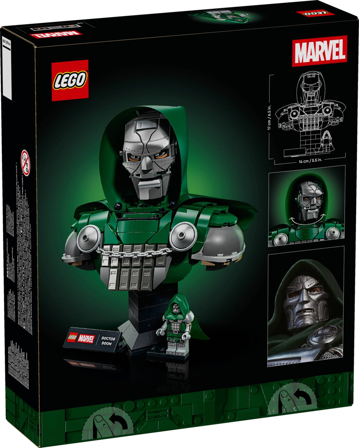 76345 Doctor Doom Bust product image 2, provided for visual reference and product detail review