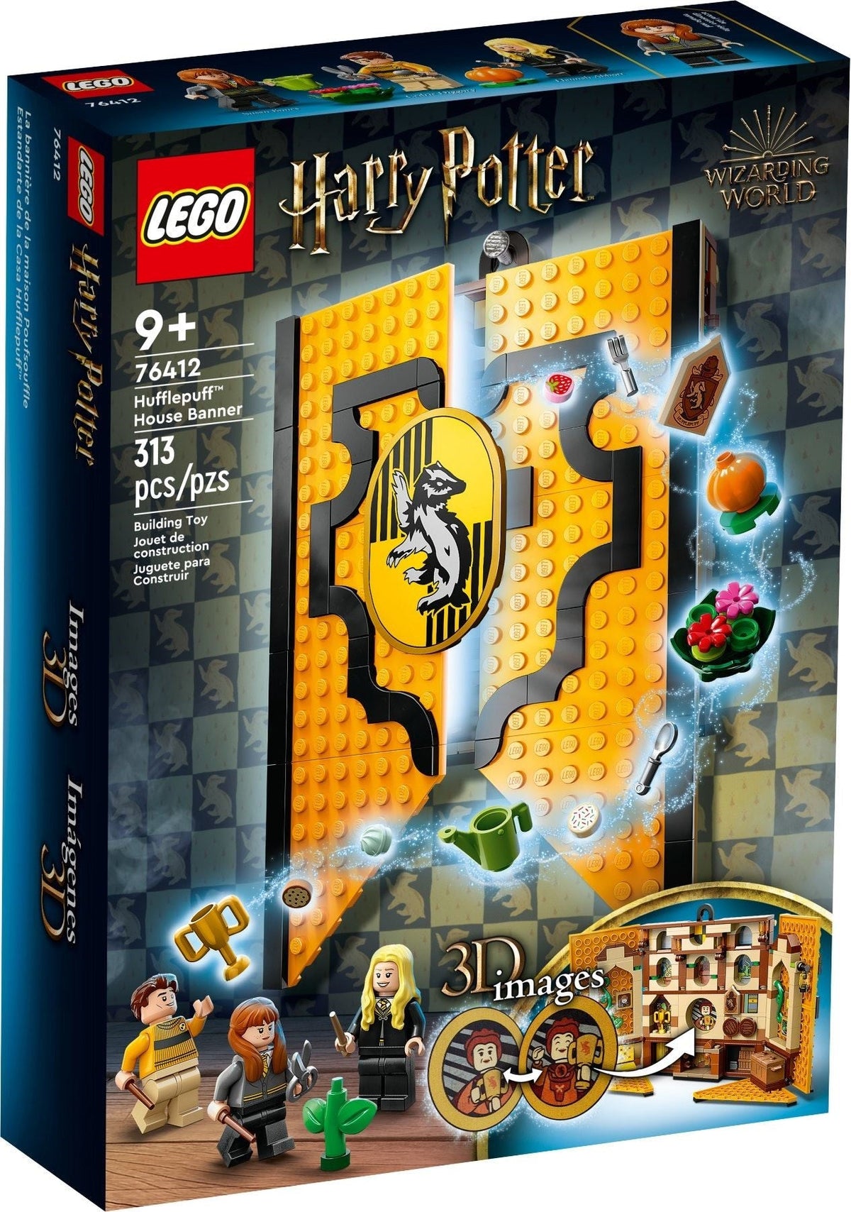 76412 LEGO Hufflepuff™ House Banner product image 1, provided for visual reference and product detail review