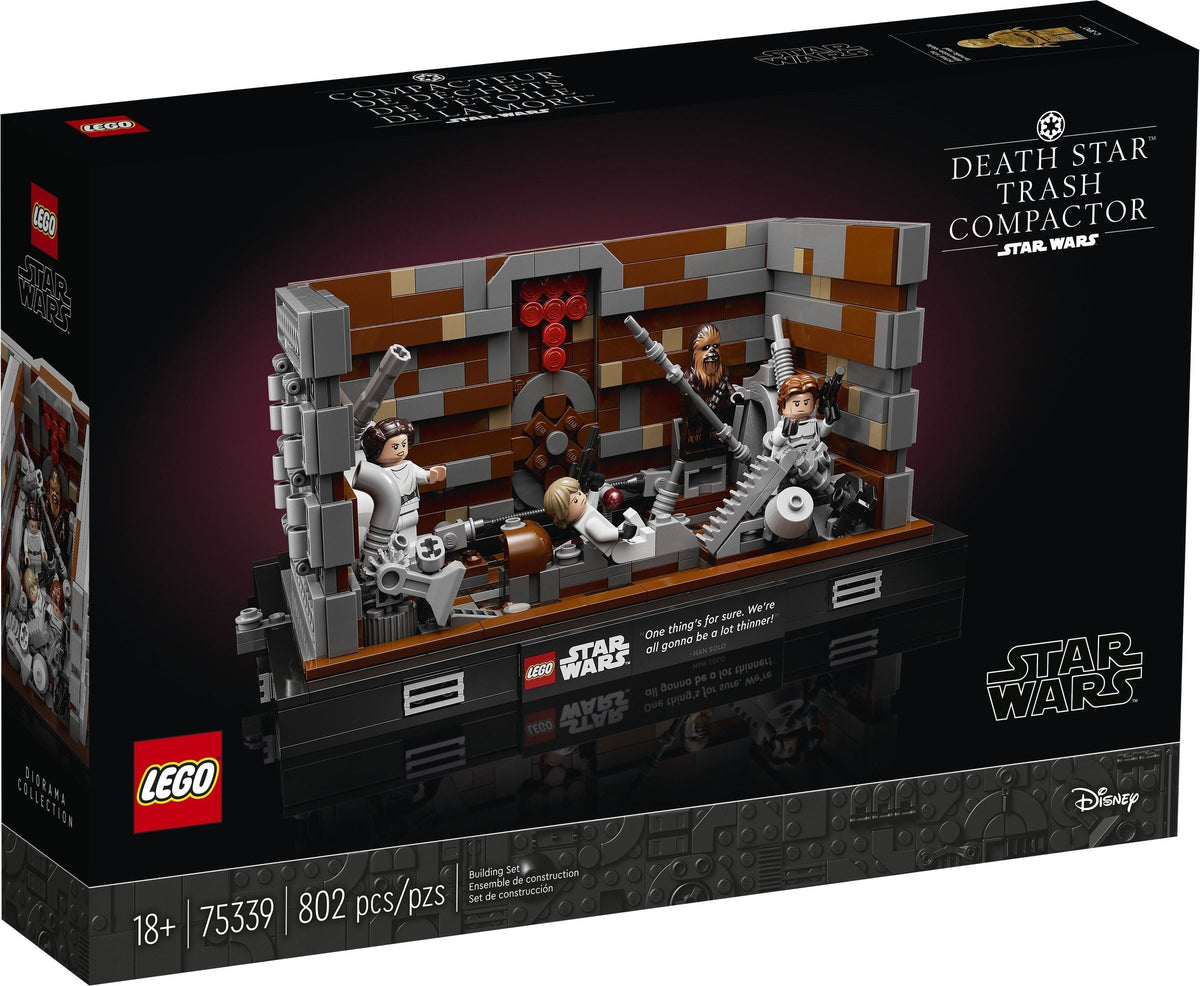 75339 Death Star Trash Compactor Diorama PRE-OWNED CERTIFIED product image 1, provided for visual reference and product