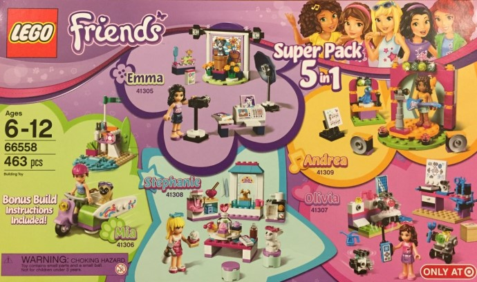 66558 Friends Bundle Pack, Super Pack 5 in 1 product image 2, provided for visual reference and product detail review