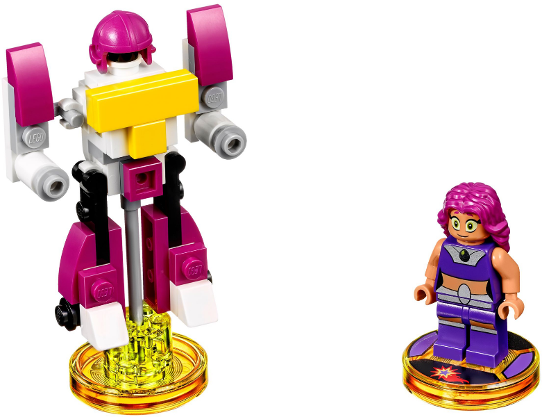71287 Fun Pack - Teen Titans Go! (Starfire and Titan Robot) PRE-OWNED CERTIFIED product image 1, provided for visual