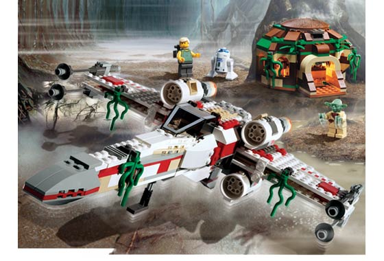 4502 X-wing Fighter (Dagobah), Blue box product image 1, provided for visual reference and product detail review