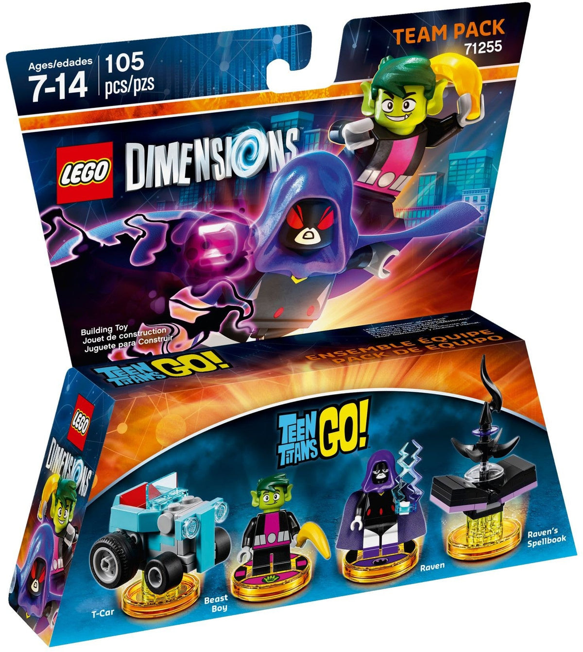 71255 LEGO Teen Titans Go! Team Pack product image 1, provided for visual reference and product detail review