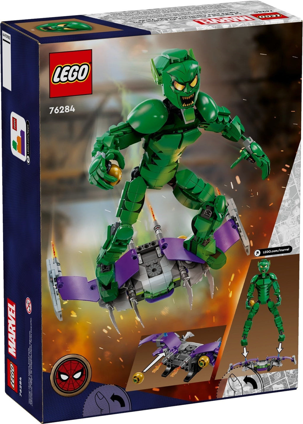 76284 LEGO Green Goblin Construction Figure product image 2, provided for visual reference and product detail review