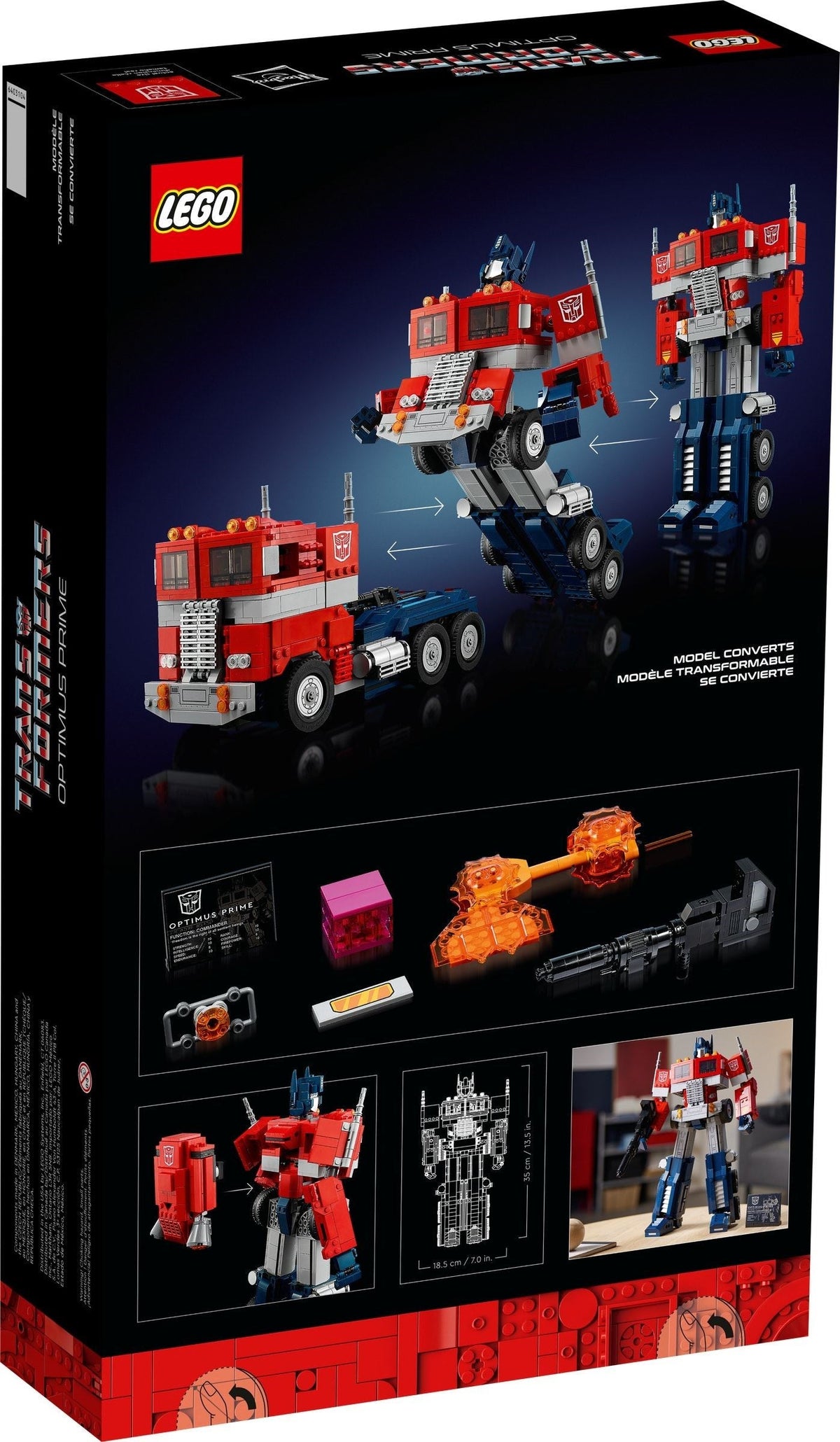 10302 LEGO Optimus Prime product image 2, provided for visual reference and product detail review