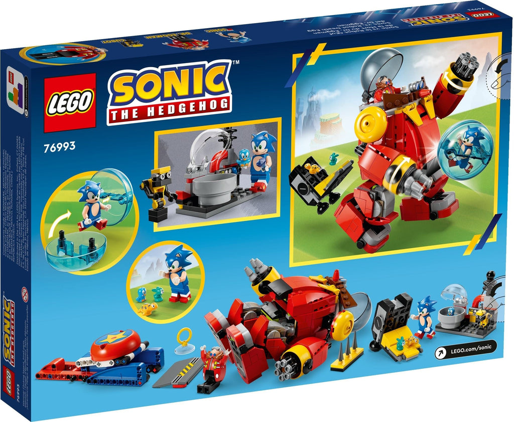 76993 LEGO Sonic vs. Dr. Eggman's Death Egg Robot product image 2, provided for visual reference and product detail review