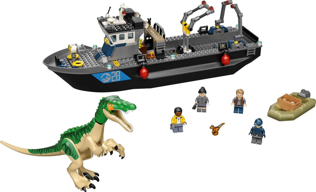 76942 LEGO Baryonyx Dinosaur Boat Escape product image 3, provided for visual reference and product detail review