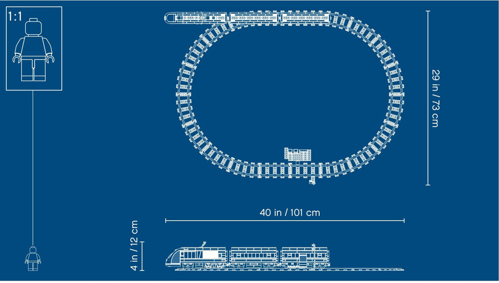 60197 LEGO Passenger Train product image 4, provided for visual reference and product detail review