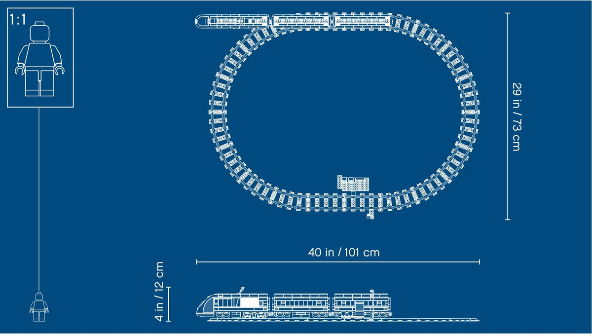 60197 LEGO Passenger Train product image 4, provided for visual reference and product detail review
