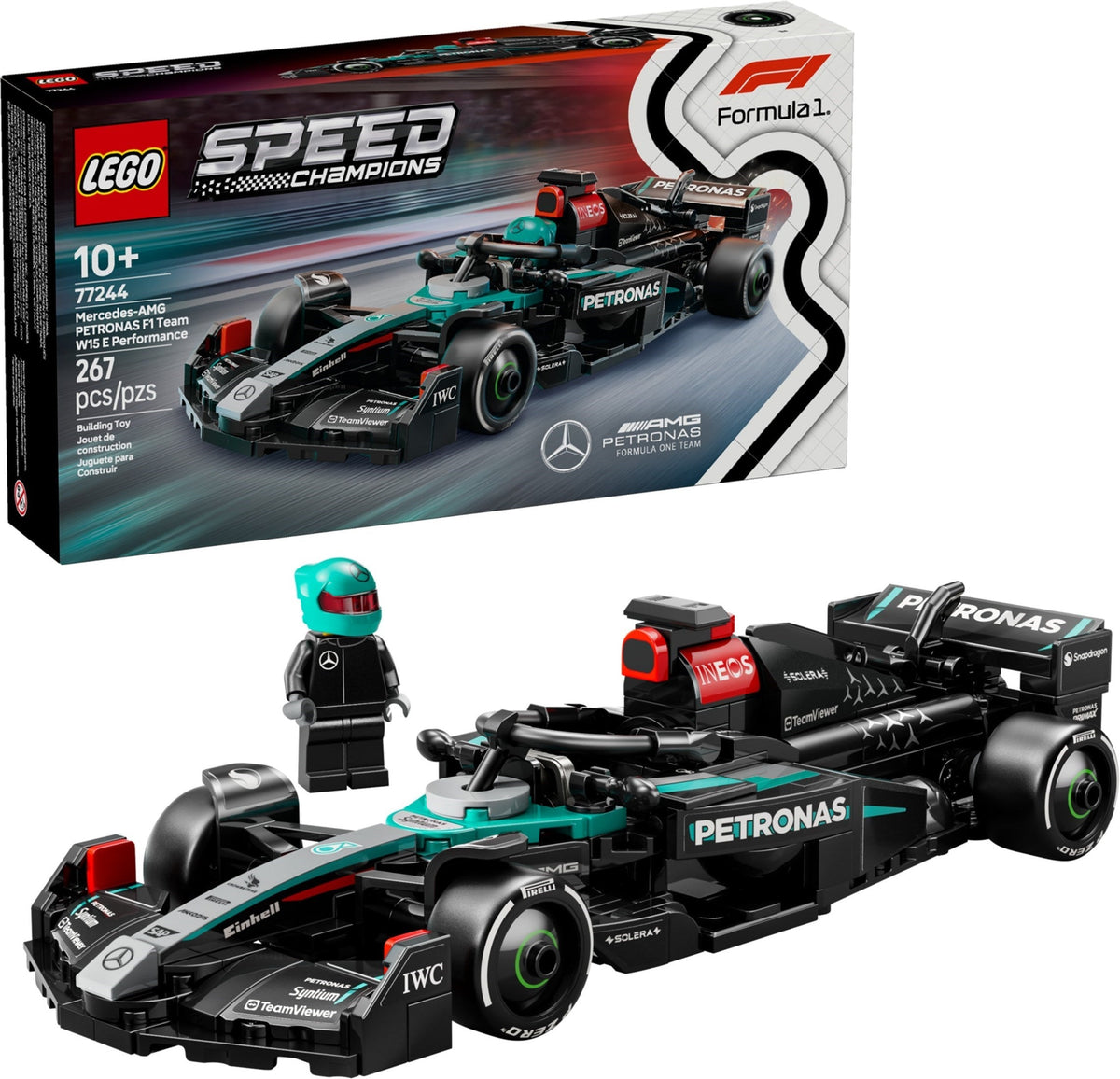 77244 Mercedes-AMG PETRONAS F1 Team W15 E Performance product image 1, provided for visual reference and product detail