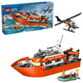 60504 Coast Guard Rescue Boat & Helicopter product image 1, provided for visual reference and product detail review