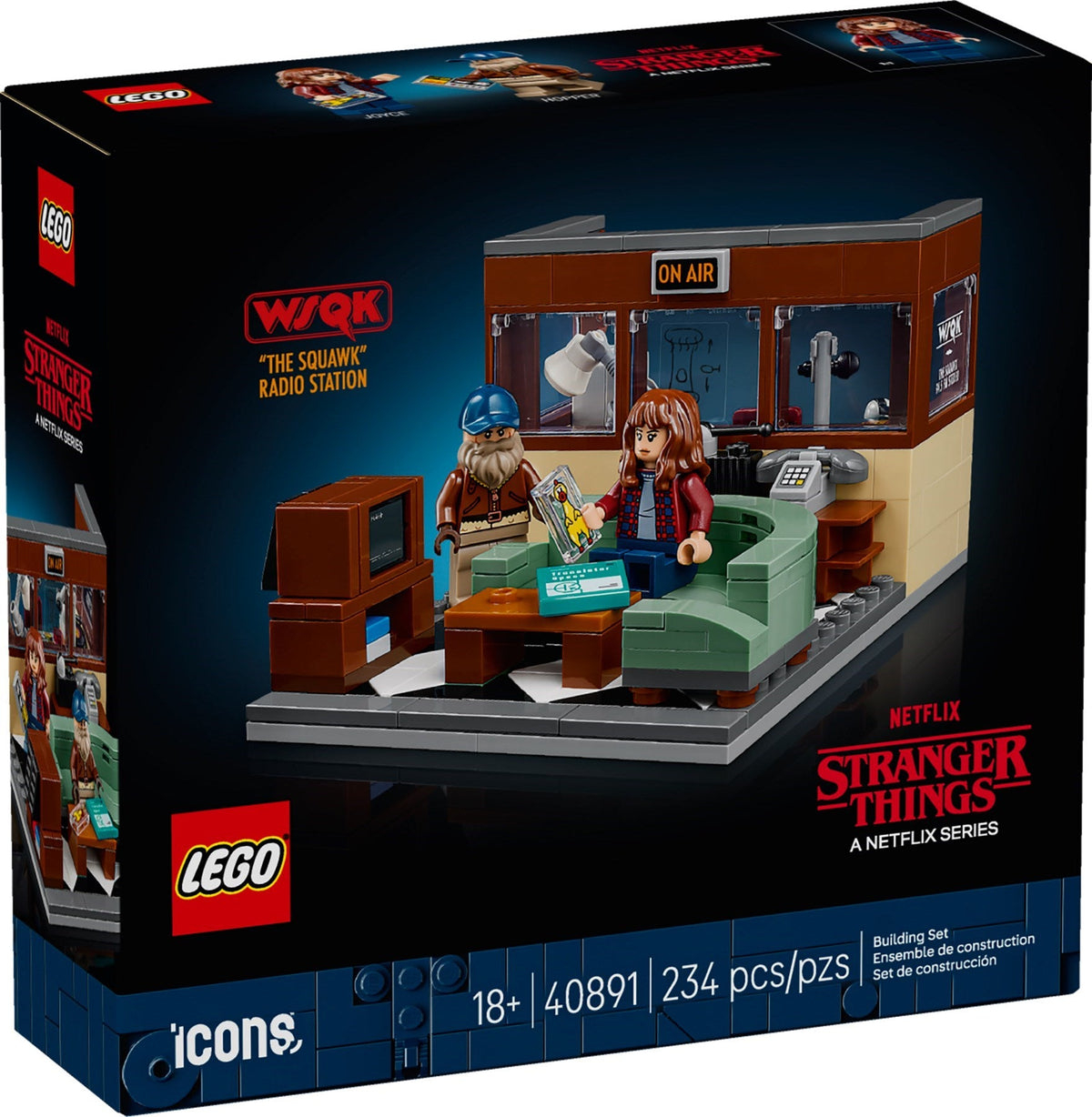 40891 Stranger Things: WSQK Radio Station product image 1, provided for visual reference and product detail review