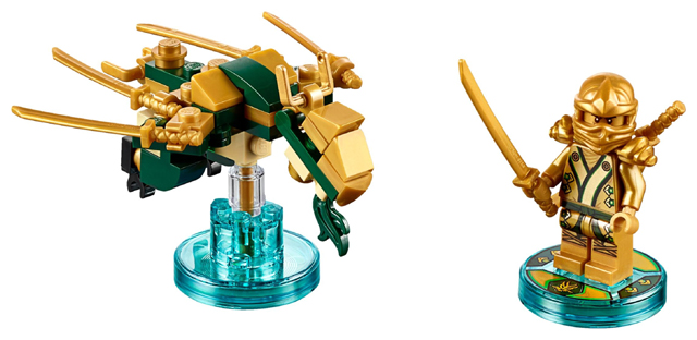 71239 Fun Pack - Ninjago (Lloyd and Lloyd's Golden Dragon) PRE-OWNED CERTIFIED product image 1, provided for visual