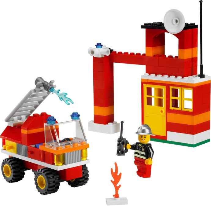 6191 Fire Fighter Building Set OPEN BOX NEW product image 2, provided for visual reference and product detail review
