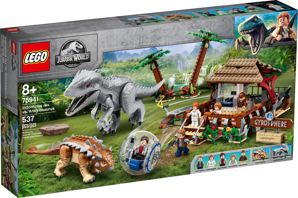 75941 LEGO Indominus Rex vs. Ankylosaurus product image 1, provided for visual reference and product detail review
