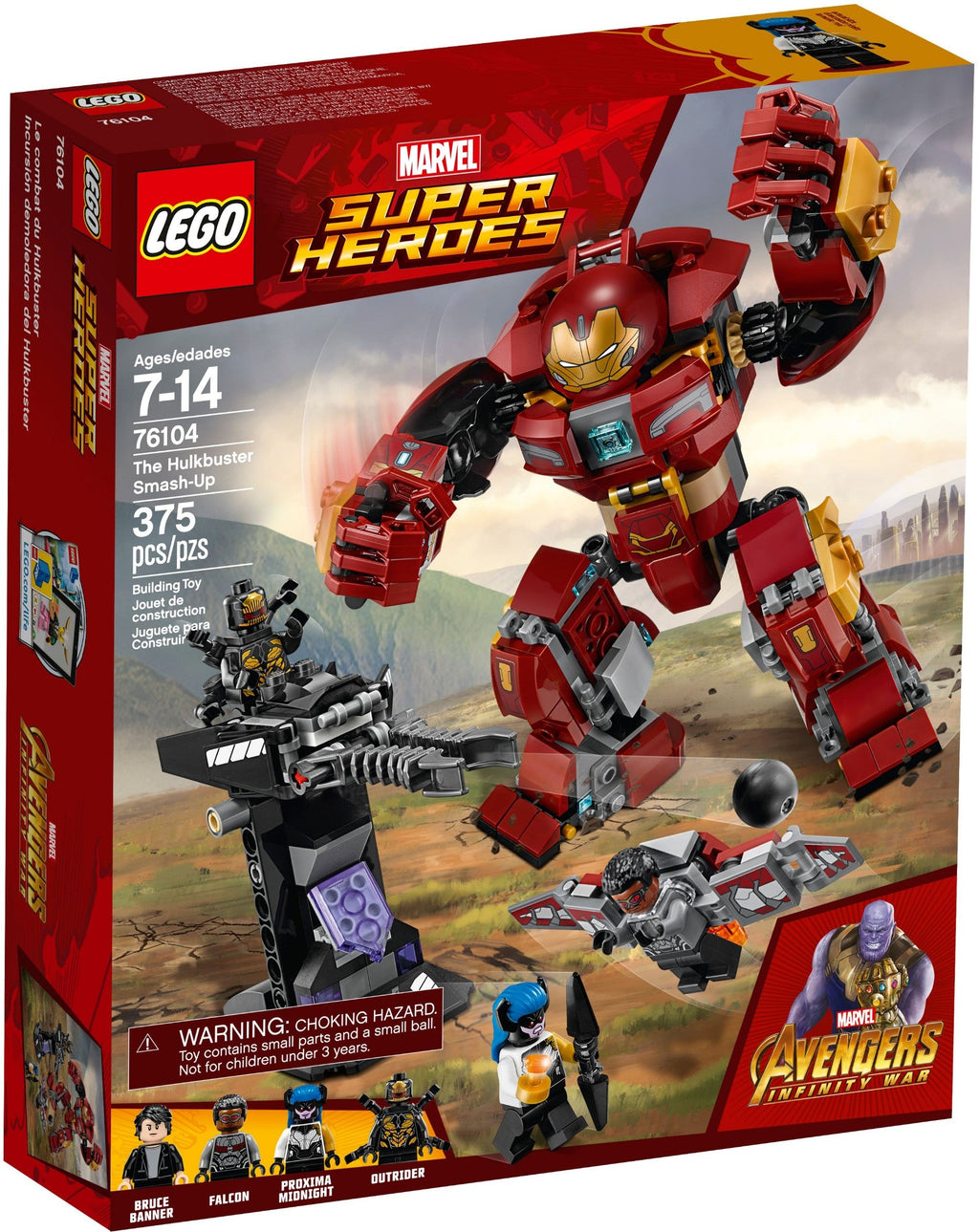 76104 The Hulkbuster Smash-Up product image 1, provided for visual reference and product detail review