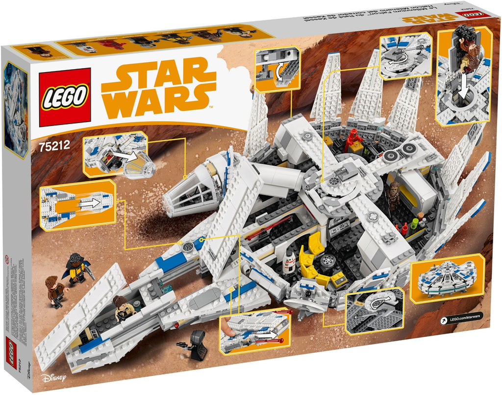 75212 Kessel Run Millennium Falcon PRE-OWNED CERTIFIED product image 2, provided for visual reference and product detail
