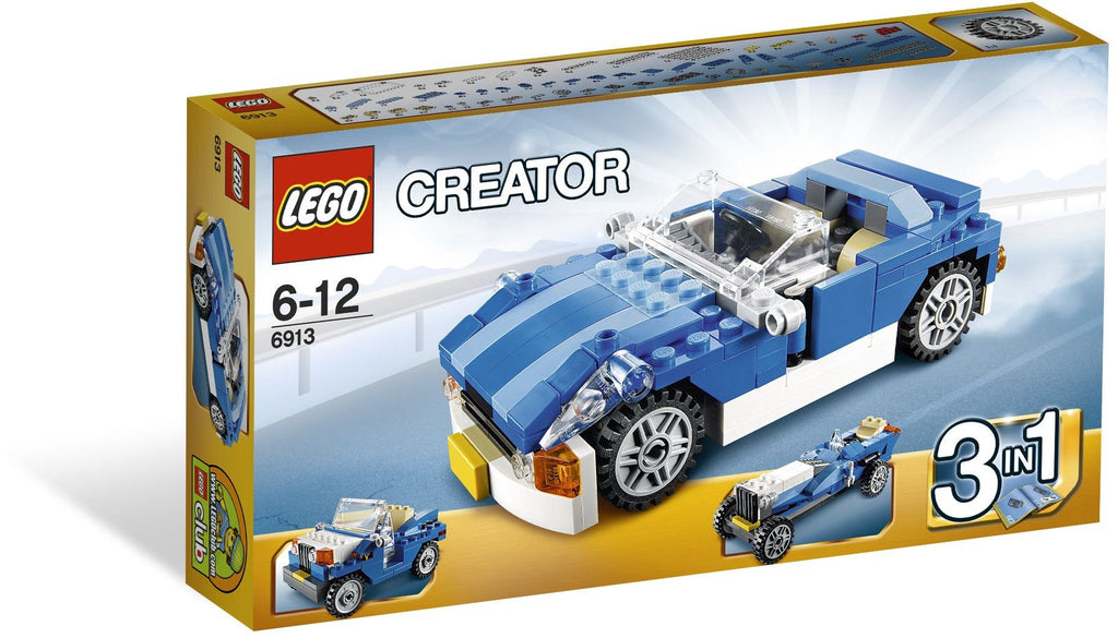 6913 LEGO Blue Roadster product image 1, provided for visual reference and product detail review