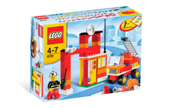 6191 Fire Fighter Building Set OPEN BOX NEW product image 1, provided for visual reference and product detail review