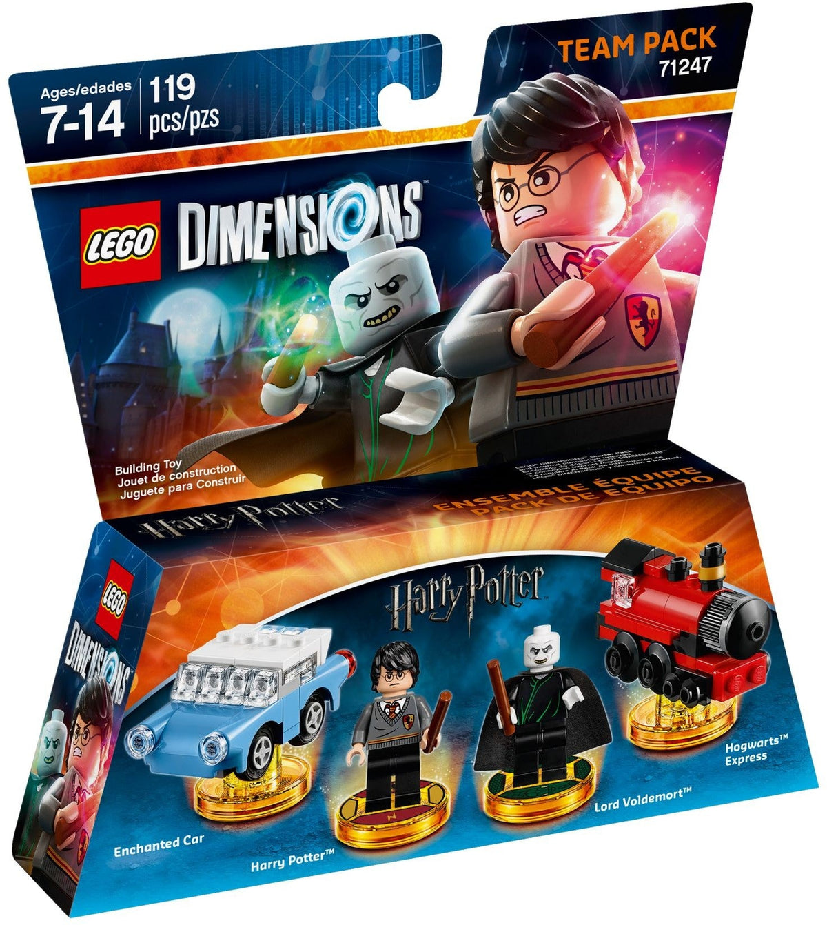71247 Harry Potter Team Pack PRE-OWNED CERTIFIED product image 1, provided for visual reference and product detail review