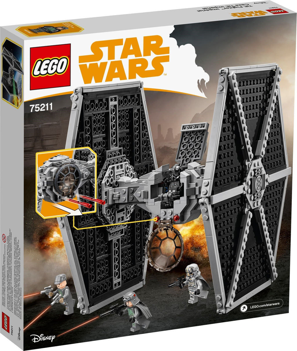 75211 Imperial TIE Fighter PRE-OWNED CERTIFIED product image 2, provided for visual reference and product detail review