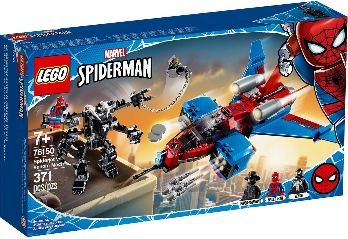 76150 LEGO Spiderjet vs. Venom Mech product image 1, provided for visual reference and product detail review