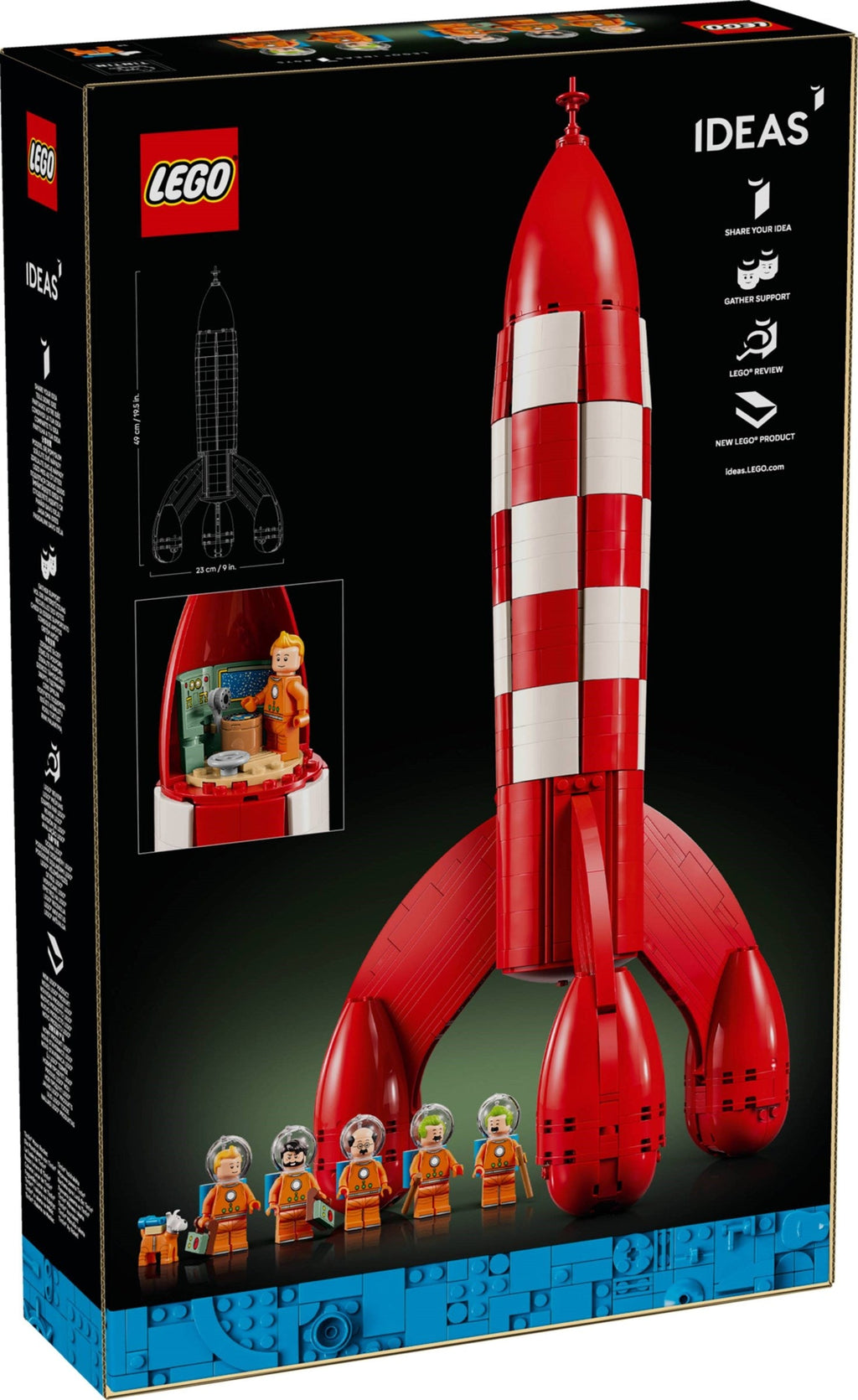 21367 Tintin® Moon Rocket product image 2, provided for visual reference and product detail review