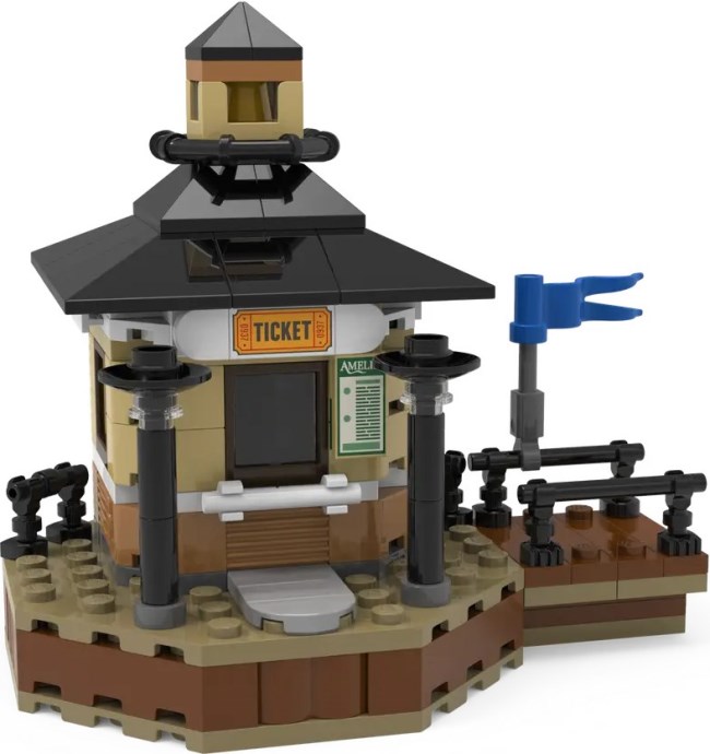 5009157 Amelia Ticket Booth product image 2, provided for visual reference and product detail review