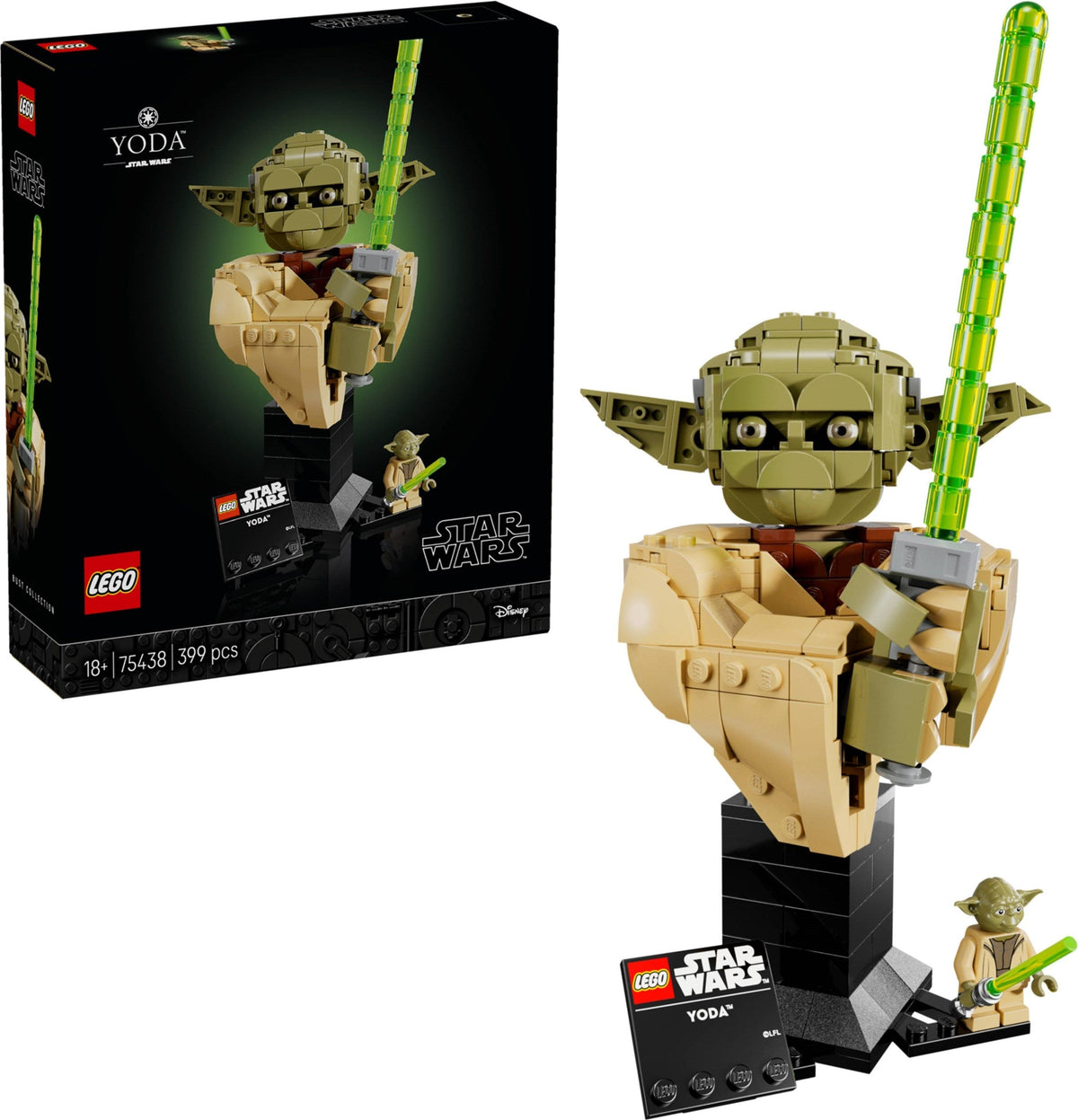 75438 Yoda™ Bust product image 1, provided for visual reference and product detail review