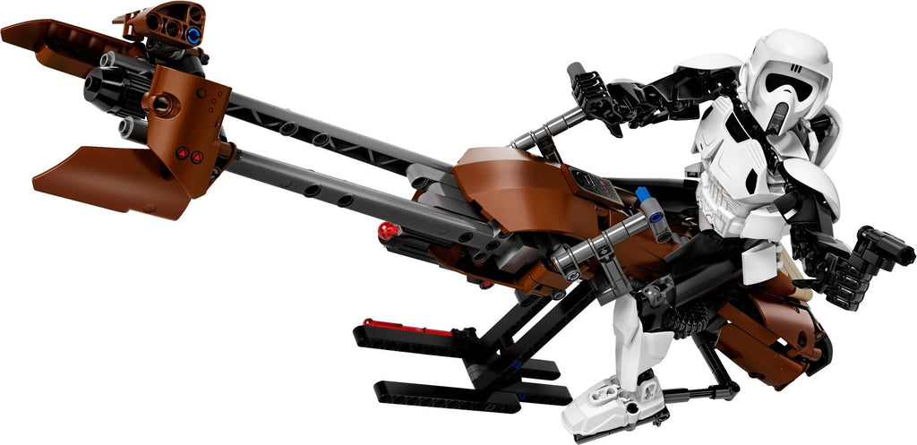 75532 Scout Trooper & Speeder Bike product image 2, provided for visual reference and product detail review