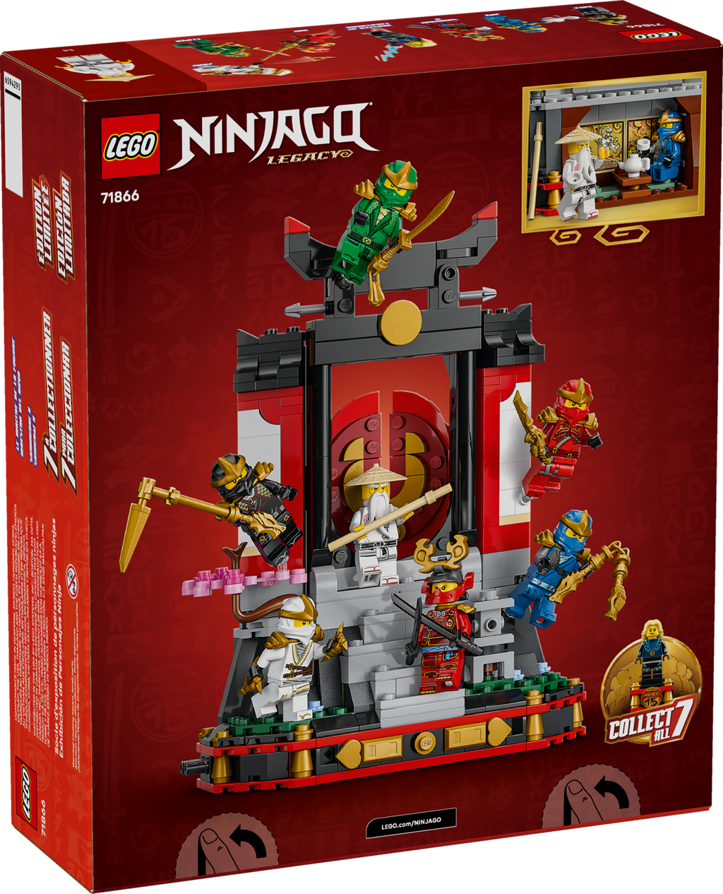71866 Ninja Character Display 15th Anniversary product image 2, provided for visual reference and product detail review