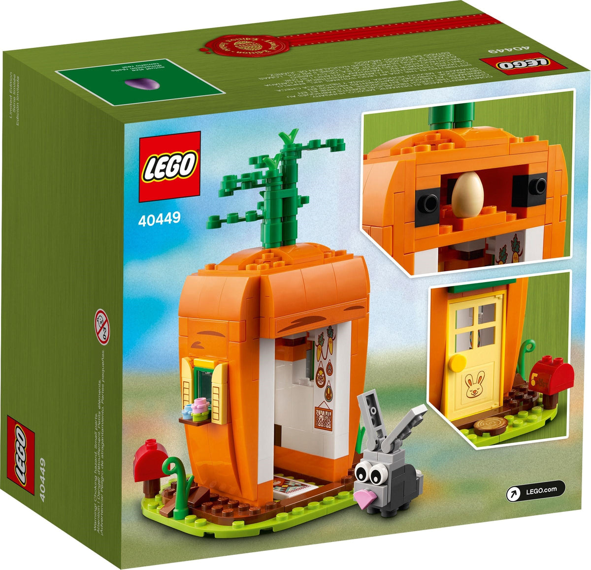 40449 LEGO Easter Bunny's Carrot House product image 2, provided for visual reference and product detail review